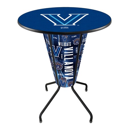 Holland Bar Stool Co Lighted 42" Black Villanova Pub Table L218B42Vilnva36RVilnva